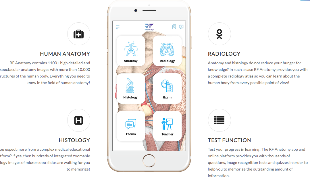 human anatomy app alkalmazás